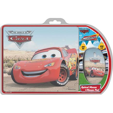 Σετ ενσύρματο ποντίκι και mousepad Disney ''CARS'' DSY-TP1002